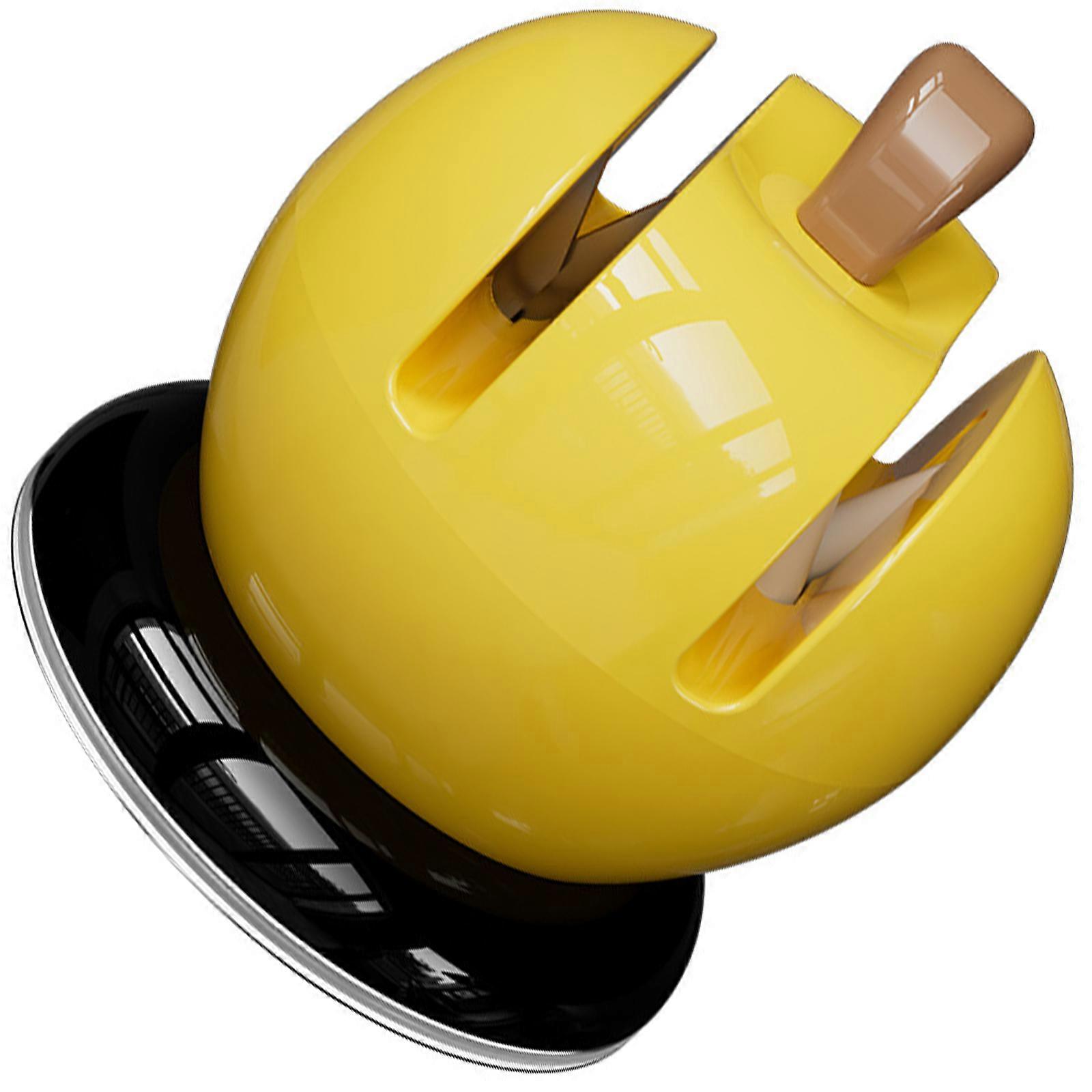 Fruit Shaped Quick Sharpening Tool Whetstone Suction Cup Cutter Sharpener Professional Chefs Cutter Sharpener Enduring  Yellow