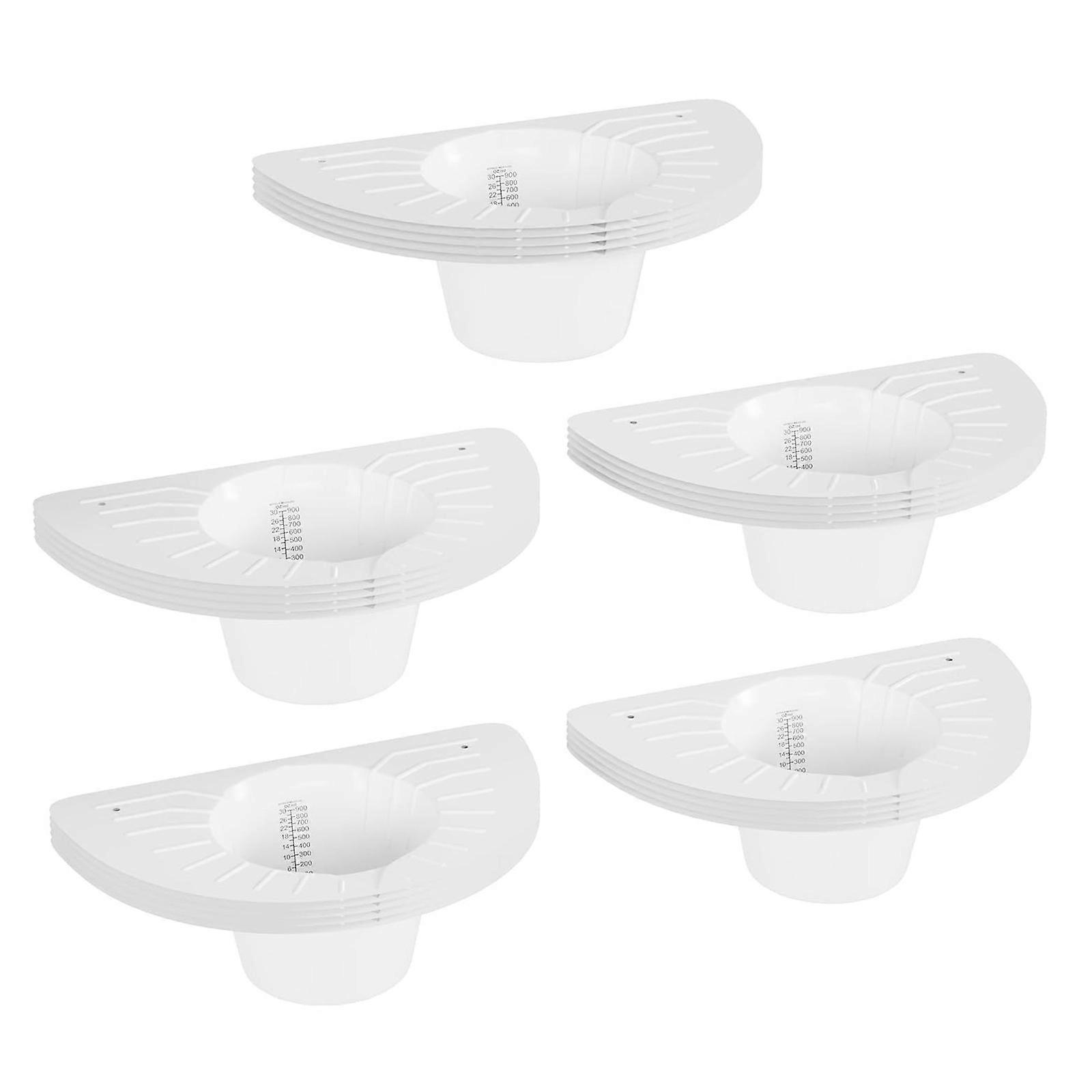 Leakprevent Toilet Bowl Adapter For Specimens Sampling Plastic Hospital Use Urine Containers Easy Setups for Home Tesing Multicolor