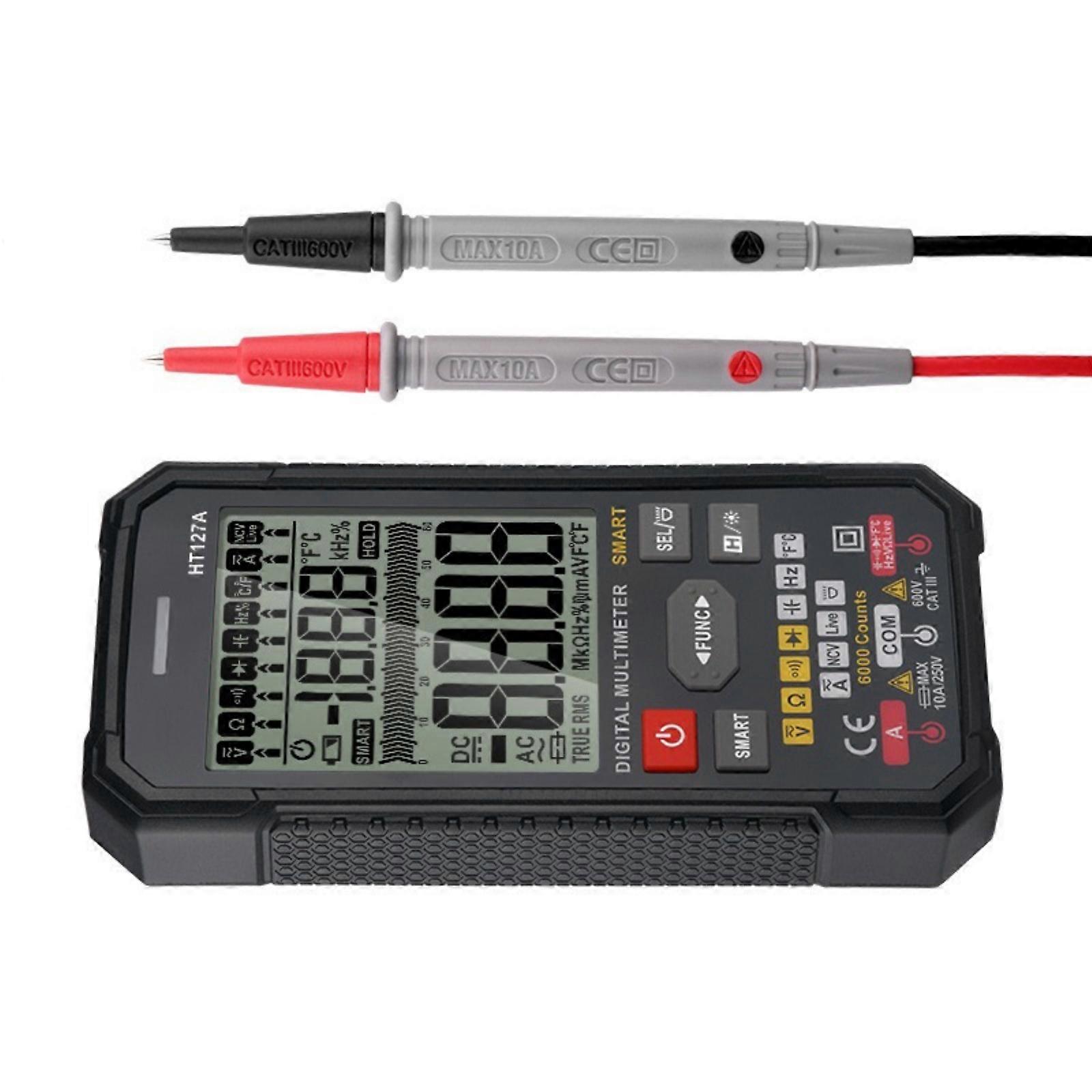 Lightweight Miniature Digital Multimeter for Diverse Electrical Testing Applications Perfect for Home & Professional Use Multicolor