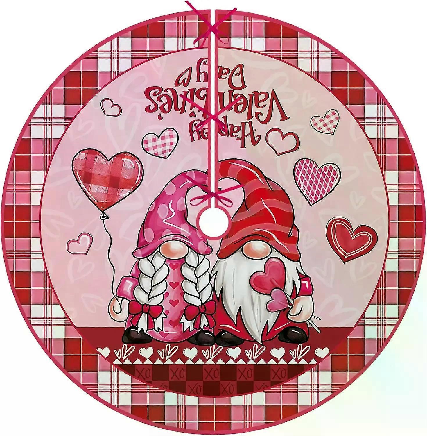 Fustă de brad de Crăciun cuplu pitic, cu șireturi, artificială, pentru cupluri, de Ziua Îndrăgostiților