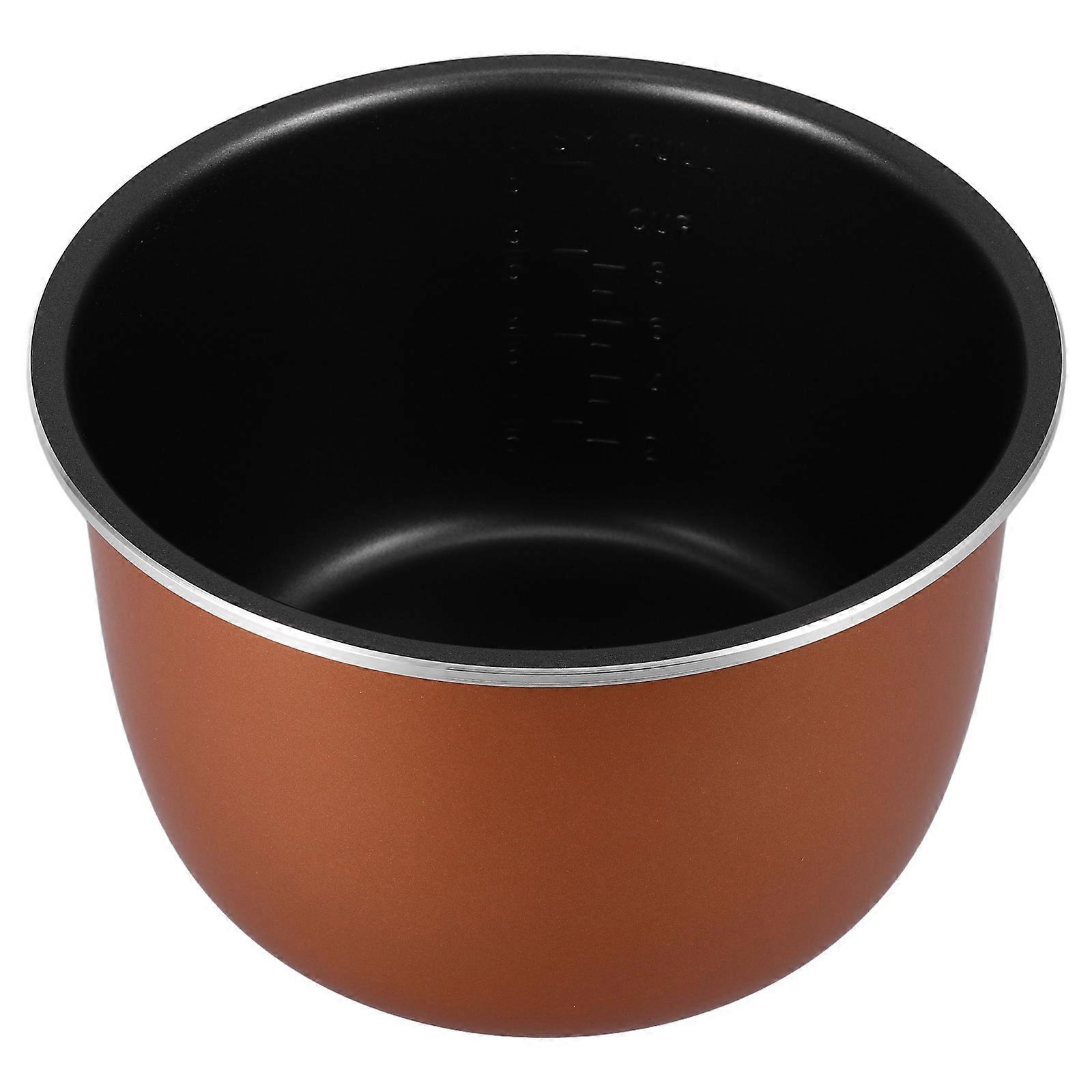 Rice Cooker Replacement Bowl Non-Stick Rice Cooker Liner Pot Appearance 4L Holding Soup 1Pack