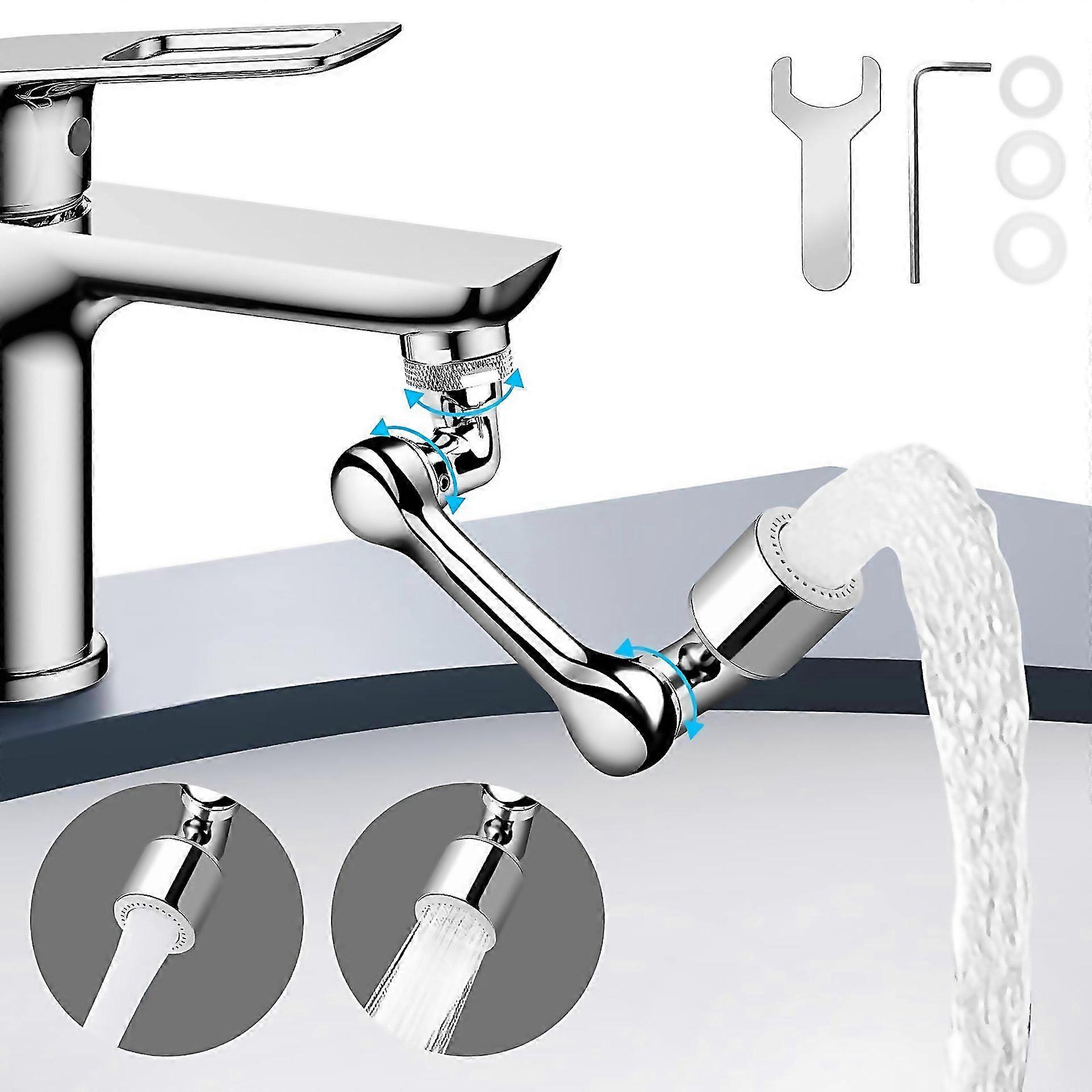 For 1080 Swivel Faucet Extender Aerator Angle Rotating Tap Universal Splash Filter Faucet For Kitche