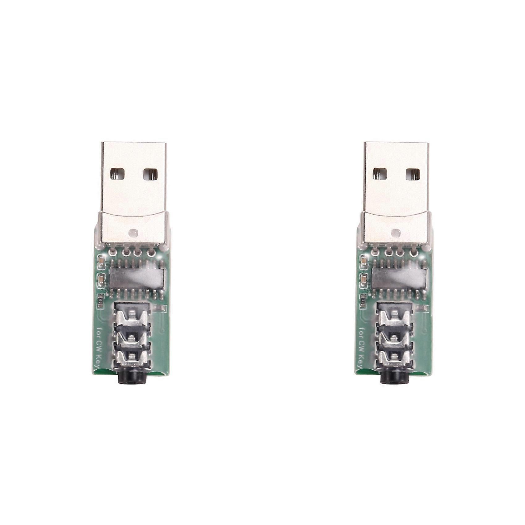 2X for VBand Morse USB Key Trainer for Vband Mobile Phone Computer Connector Morse Code Trainer Telegraph Trainer