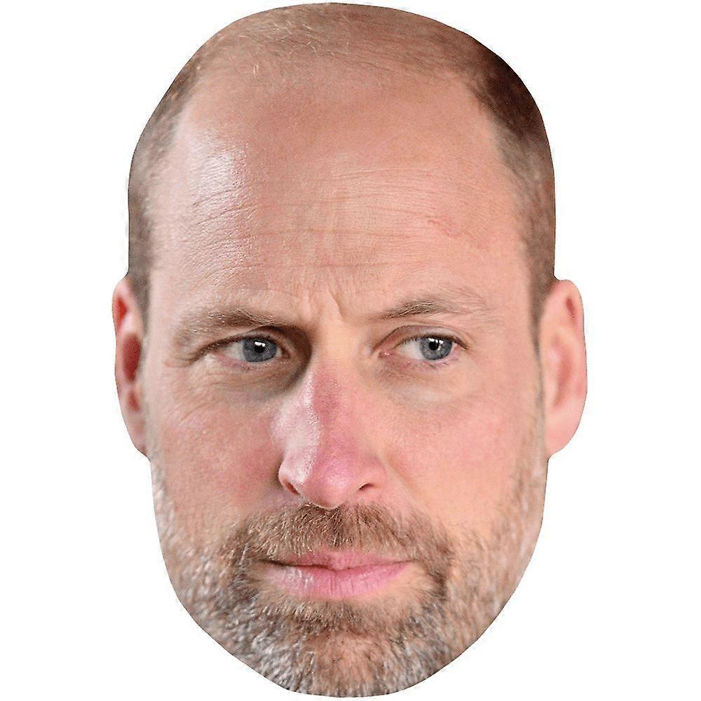 Prince William (Beard) Big Head. Larger than life mask.