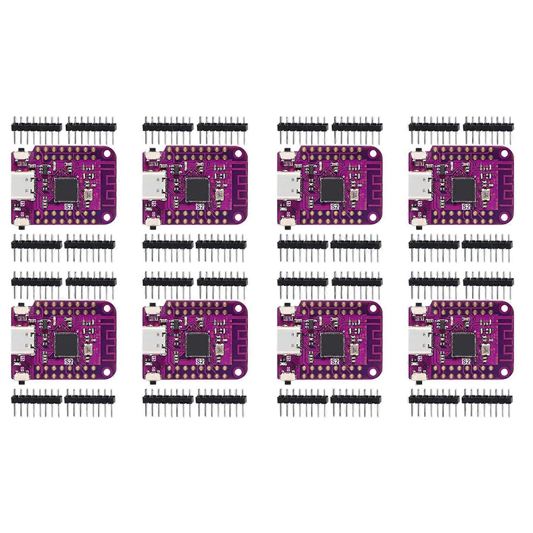 8Pcs ESP32 S2 Mini V1.0.0 WiFi IOT Board Based ESP32-S2FN4R2 ESP32-S2 4MB Flash 2MB PSRAM MicroPython
