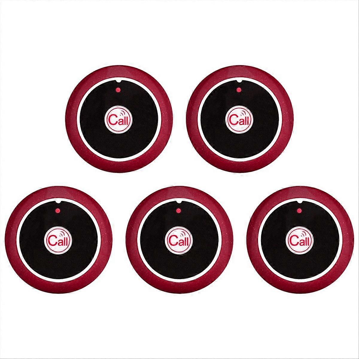 Restaurant Pager Wireless Waiter Transmitter 433MHz Red B