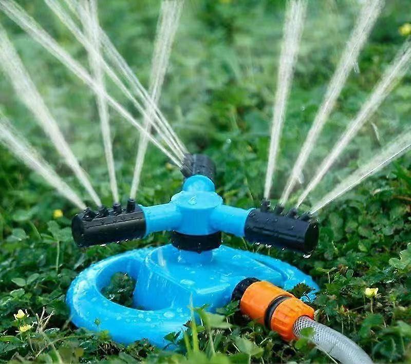 360° Rotary Garden Sprinkler with Adjustable Spray Angle for Large Area Lawn and Yard Irrigation