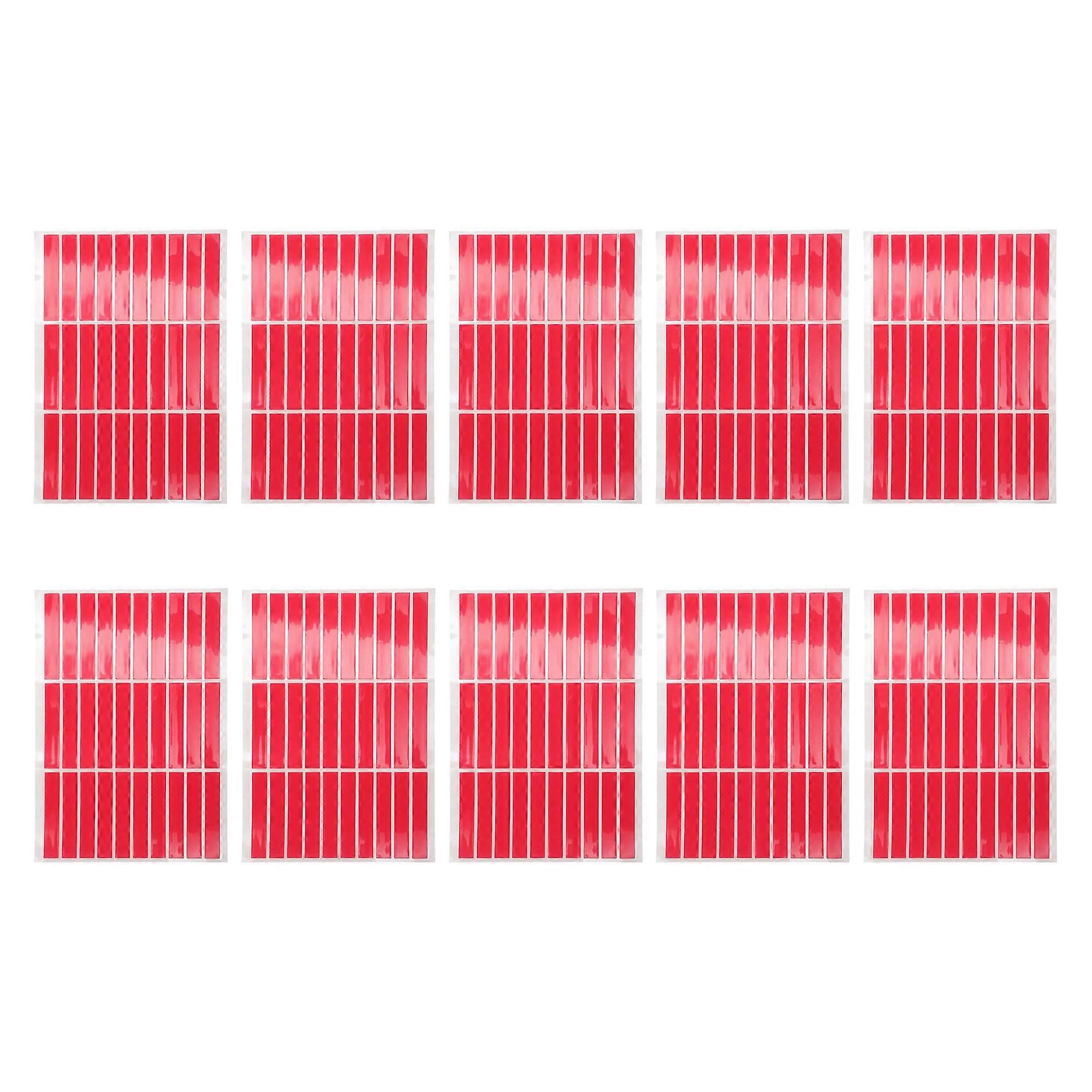 10pcs Nail Display Tape Double Sided for Press On Nails with Transparent Secure Hold 50x10mm