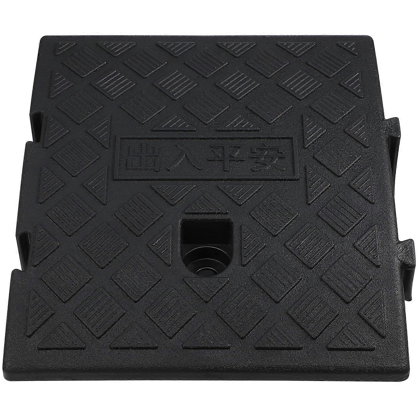 Portable Lightweight Plastic Threshold Ramp 2pcs Outdoor Accessory