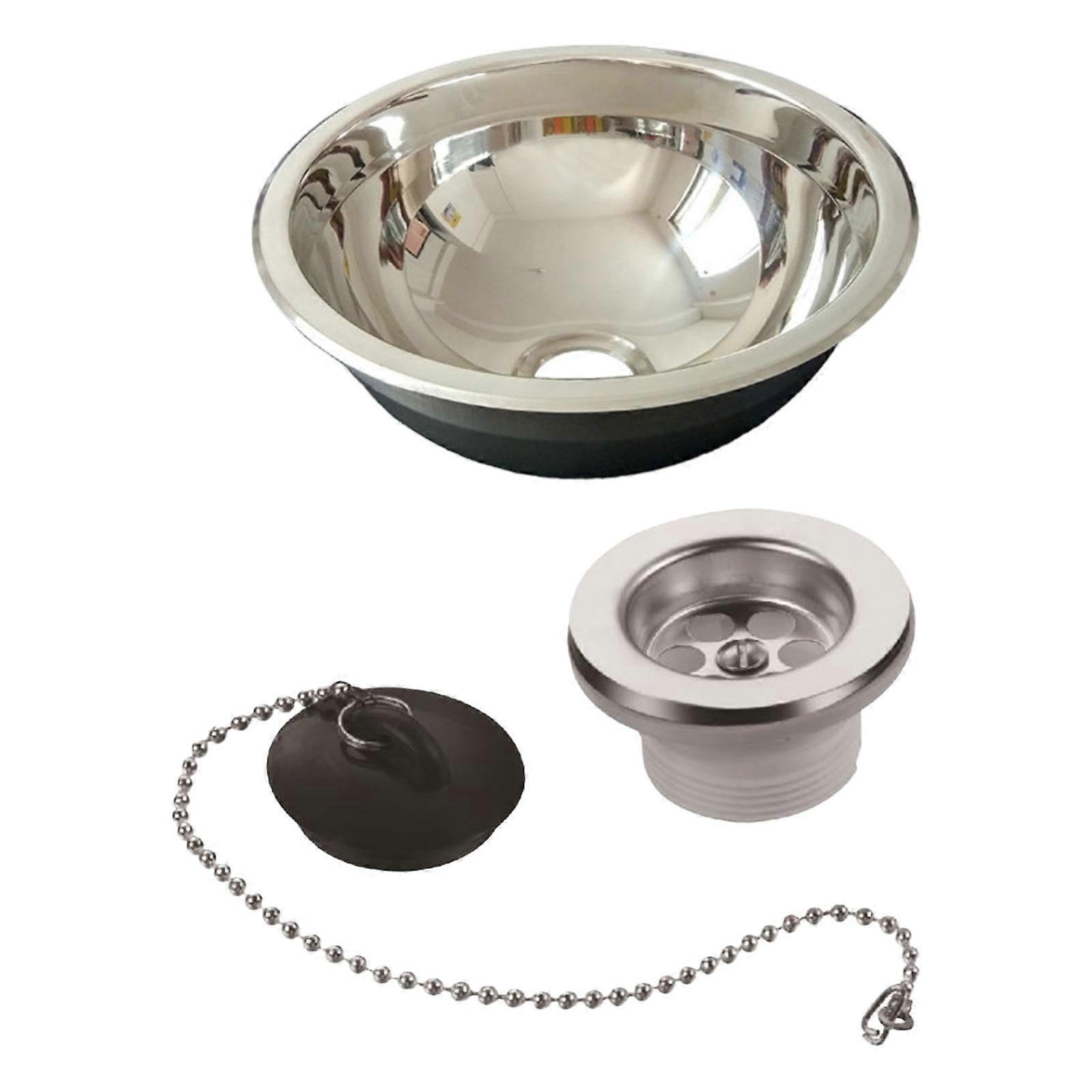 Dense Untarnished Tiny Round Sink For Vessel Bathroom Space Saving Plan Easy Installation Multicolor