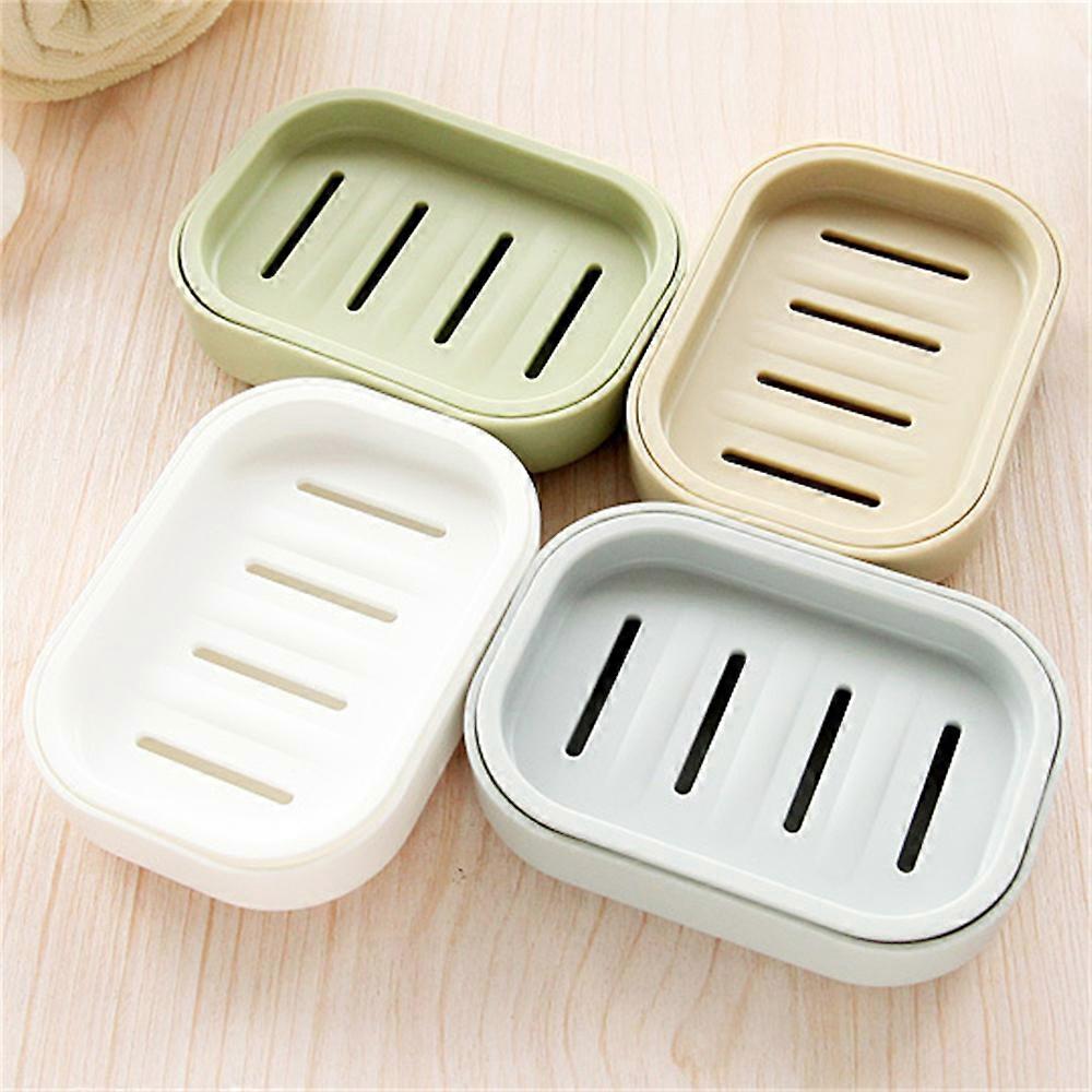 1 Pcs Double Layer Covered Fragrant Soap Box Toilet Drain Soap Box Creative Travel Portable Soap Holder Soap Rack Soap Box