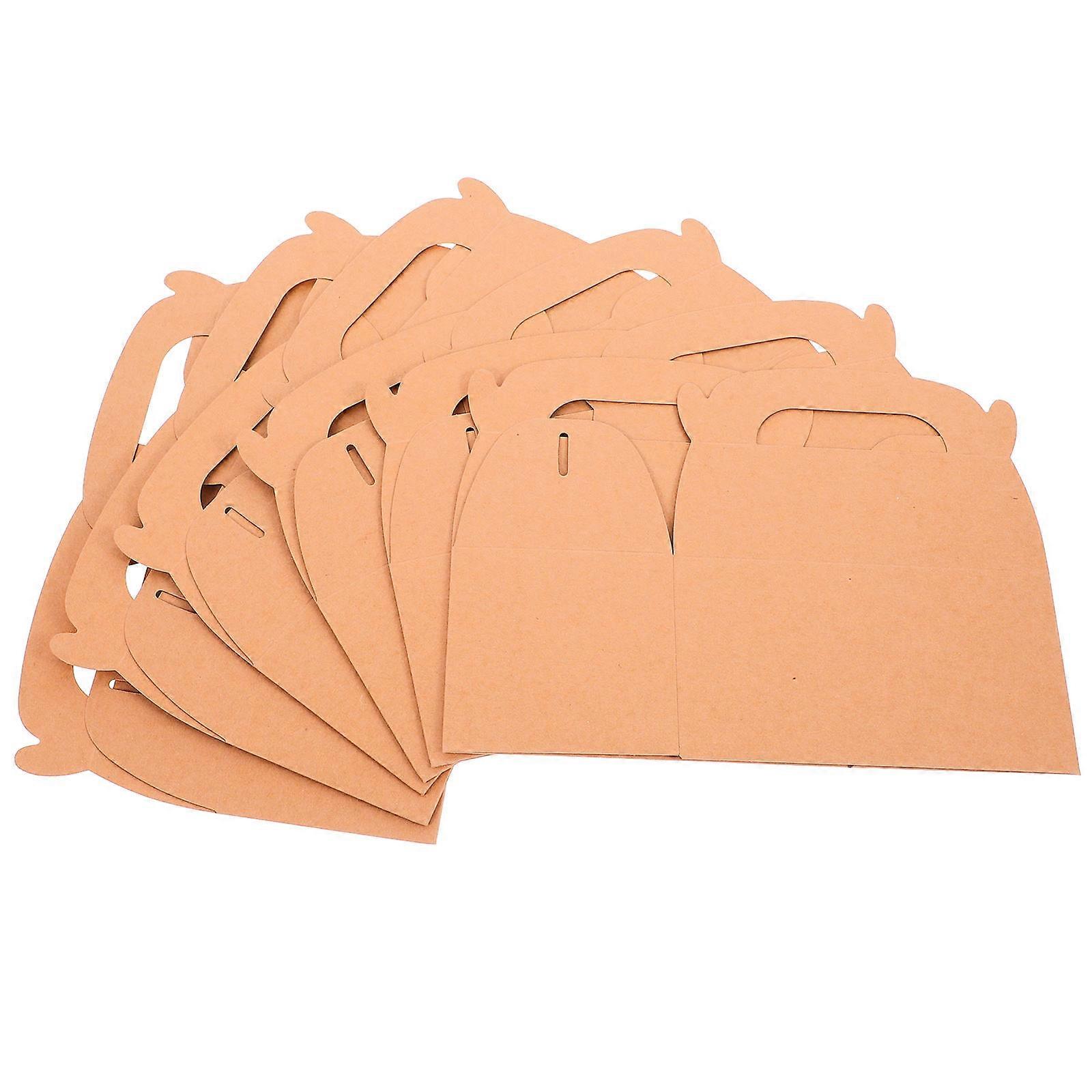 Egg Cake Box Packaging for Storage Use Paper Candy Box Handheld 6Pcs