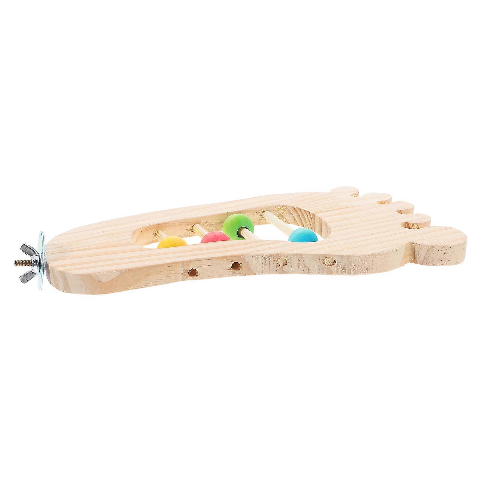 Parrot Platform Perches Wooden Parrot Stand for Exercise