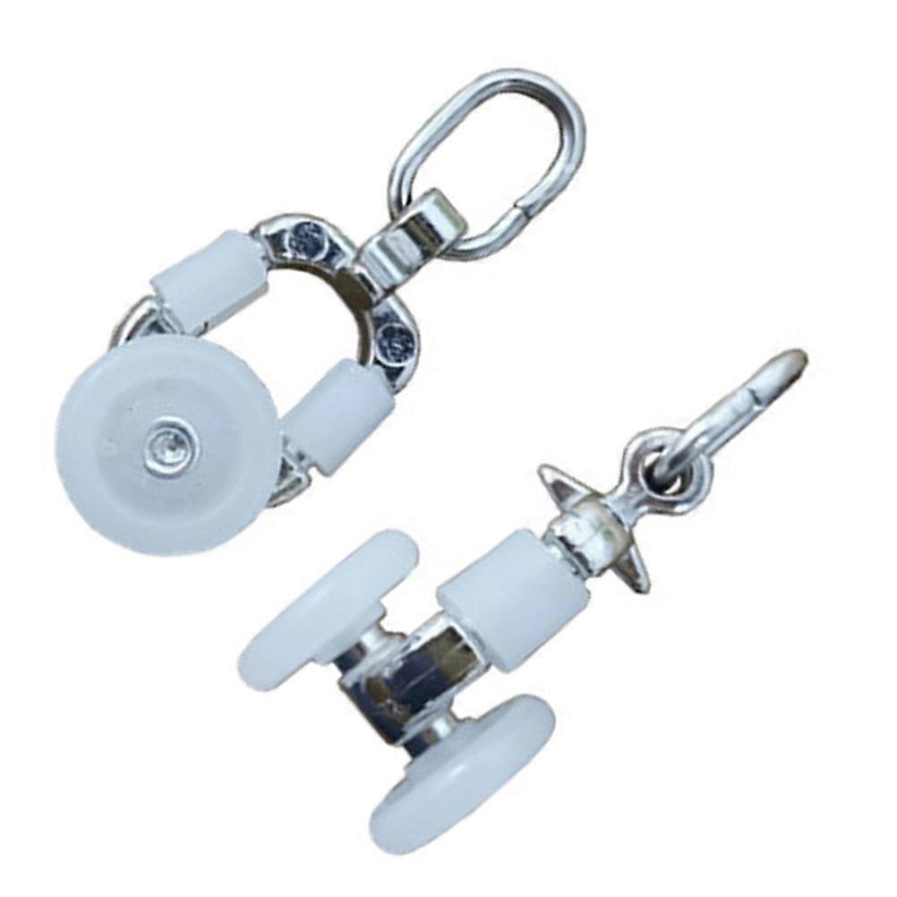 Curtain Track Roller Durable Double Wheel Function for Curtain 20Pcs