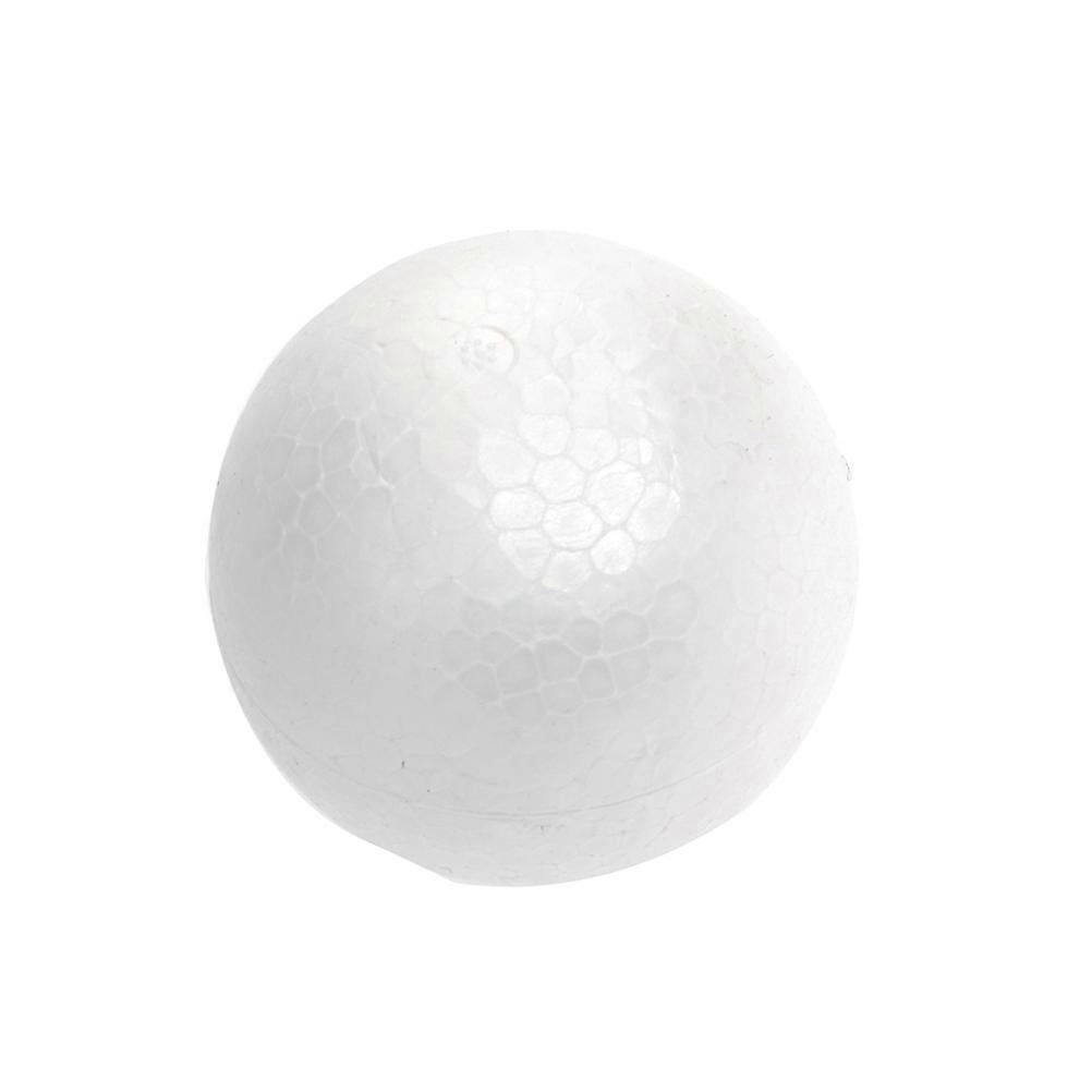 Christmas Craft Polystyrene Ball for Decoration 2Pcs White Model Sphere