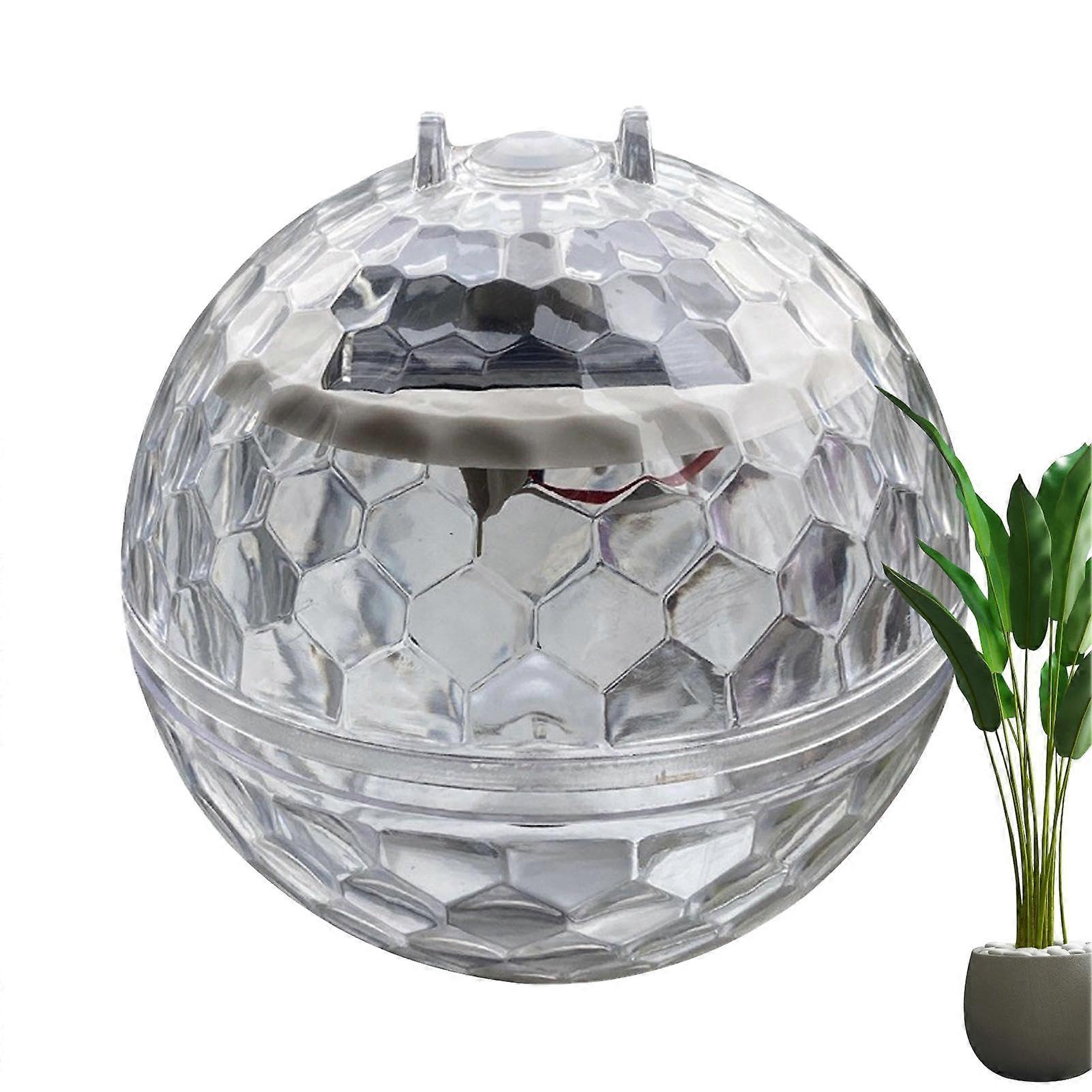 Waterproof Solar Floating Lights, 7Color Globe LED Pond Light with Light Sensor Control, ABS Plastic Body, Garden Yard