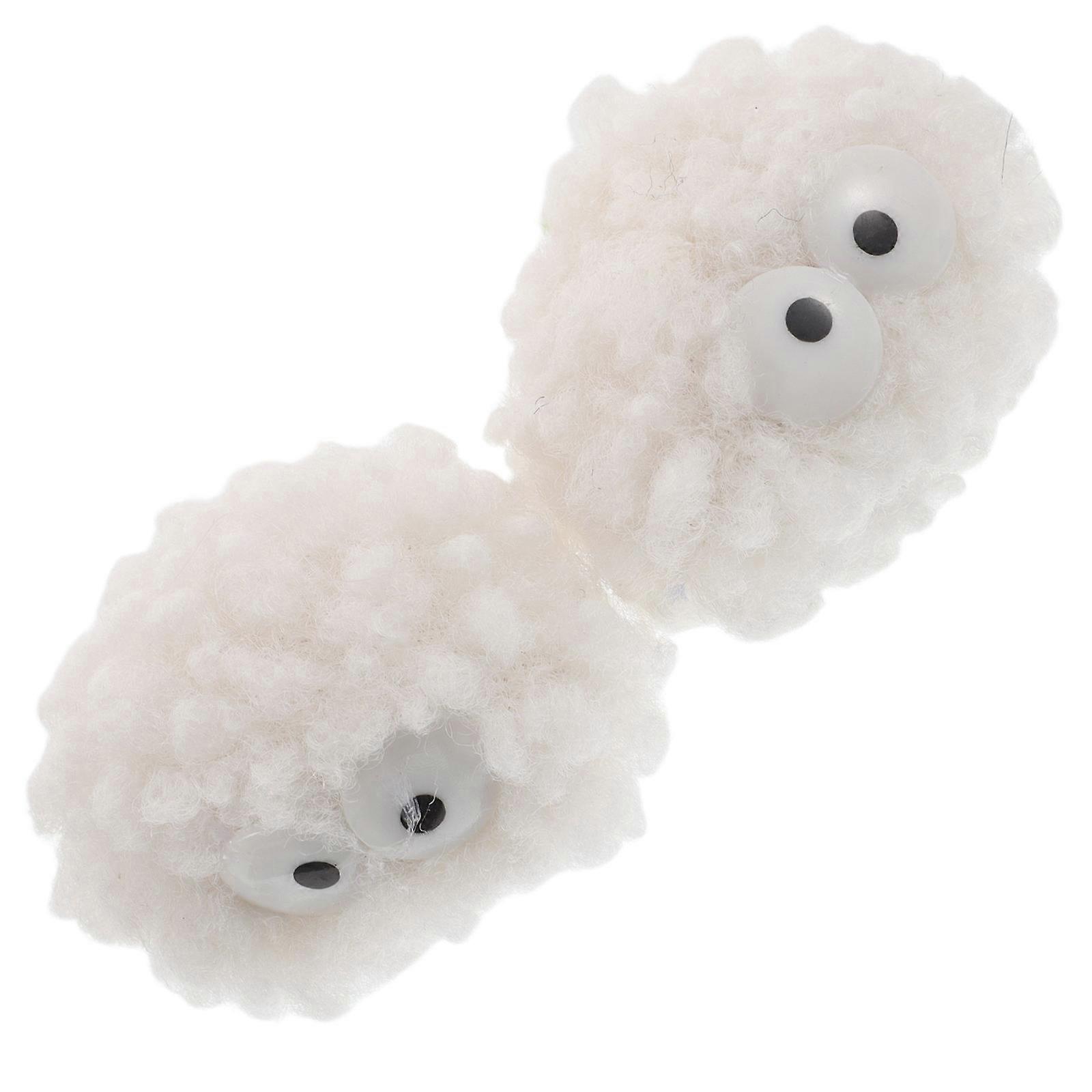 Plush Cat Toy Balls for Cat Teasing and Entertainment 2Pcs Pack