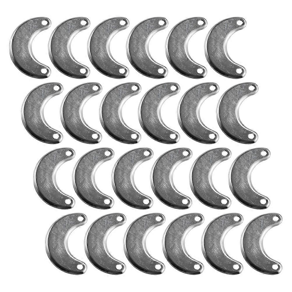 Silver Picture Frame Clips for Durable Use 50Pcs Metal Backing Button Fasteners