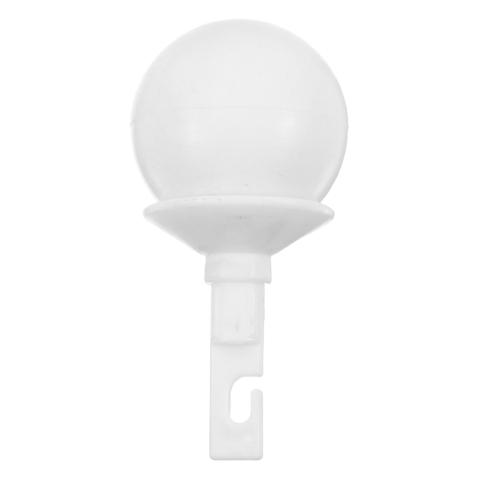 Hook Type Blind Cane Tip for Assistive Protection White Plastic