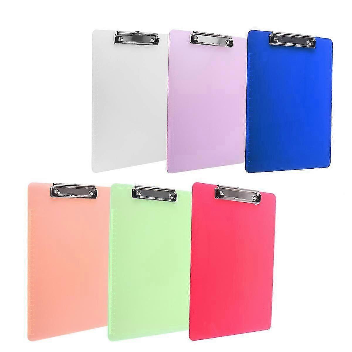 Filing Organiser A4 File Folder Board Document Sorting Home Use Red 6Pcs