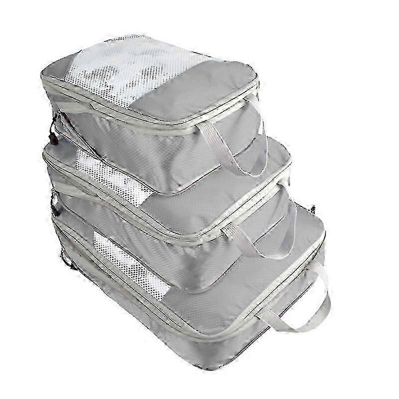 Organization set for suitcases - pack cubes for suitcase gray
