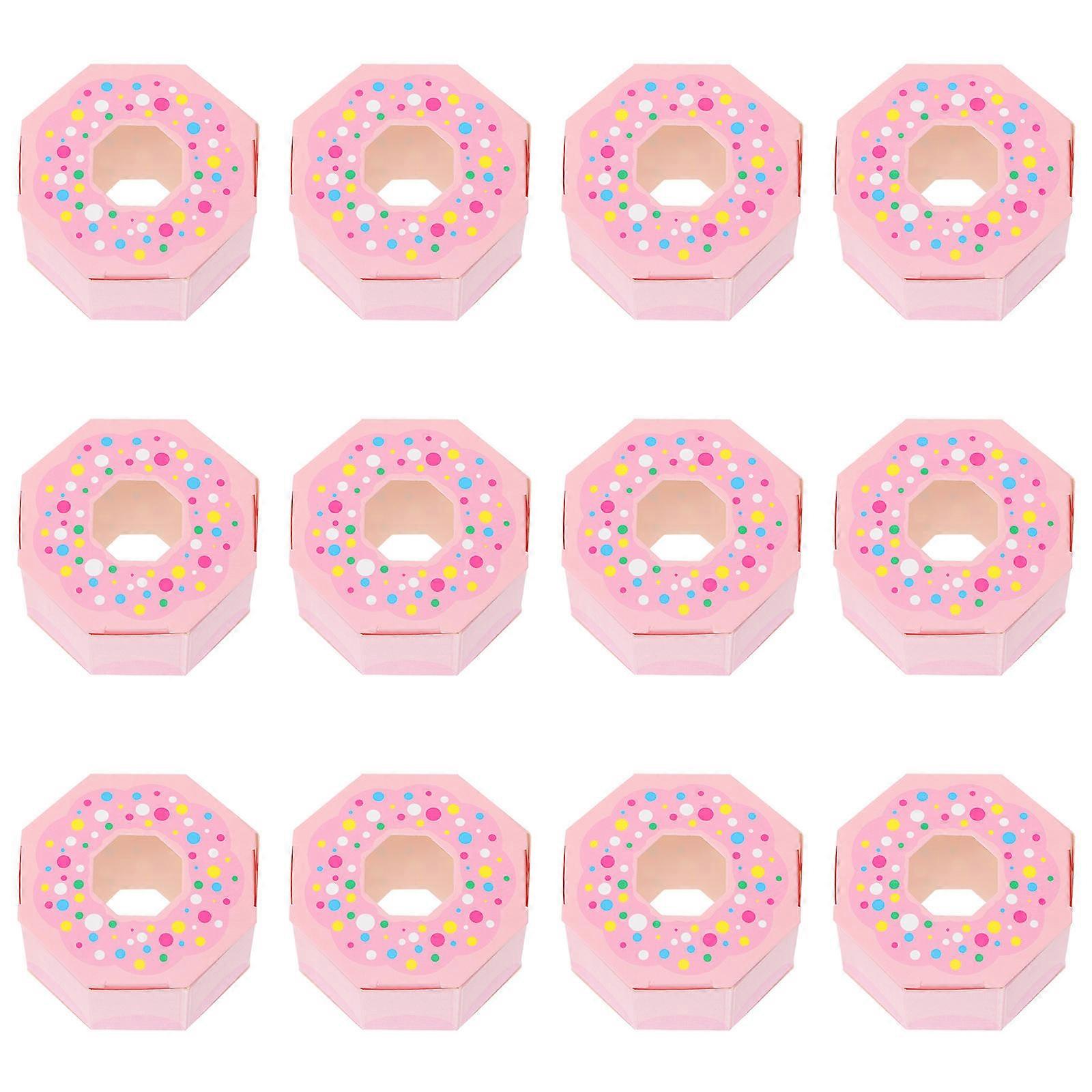 Pink Wedding Gift Boxes Paper Candy Boxes for Candy Storage 16Pcs