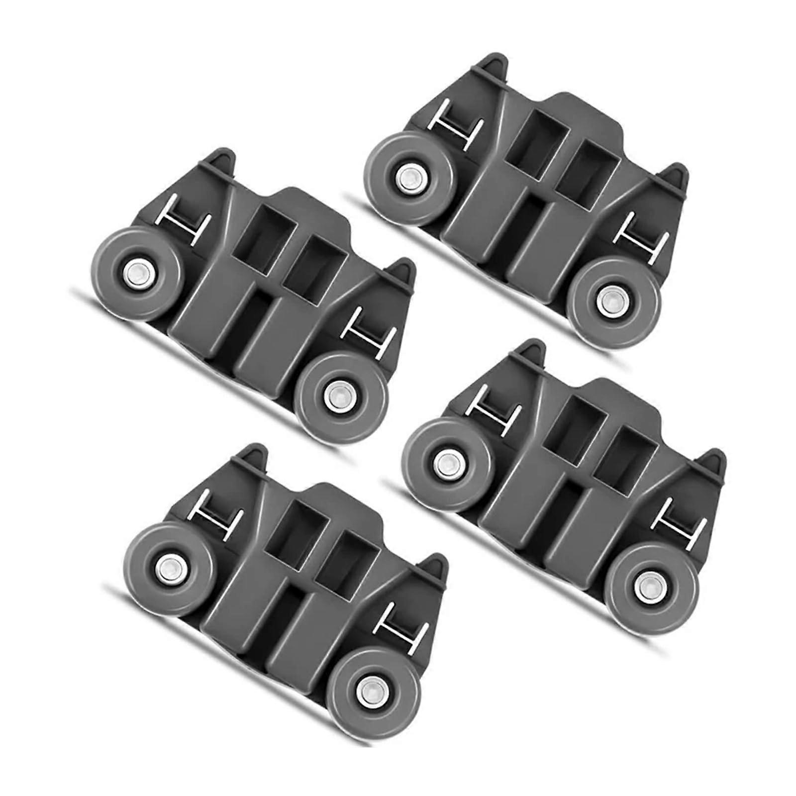 Dishwasher Wheels Lower Rack Replacement for Whirlpool Kenmore KitchenAid, Smooth Glide Rollers