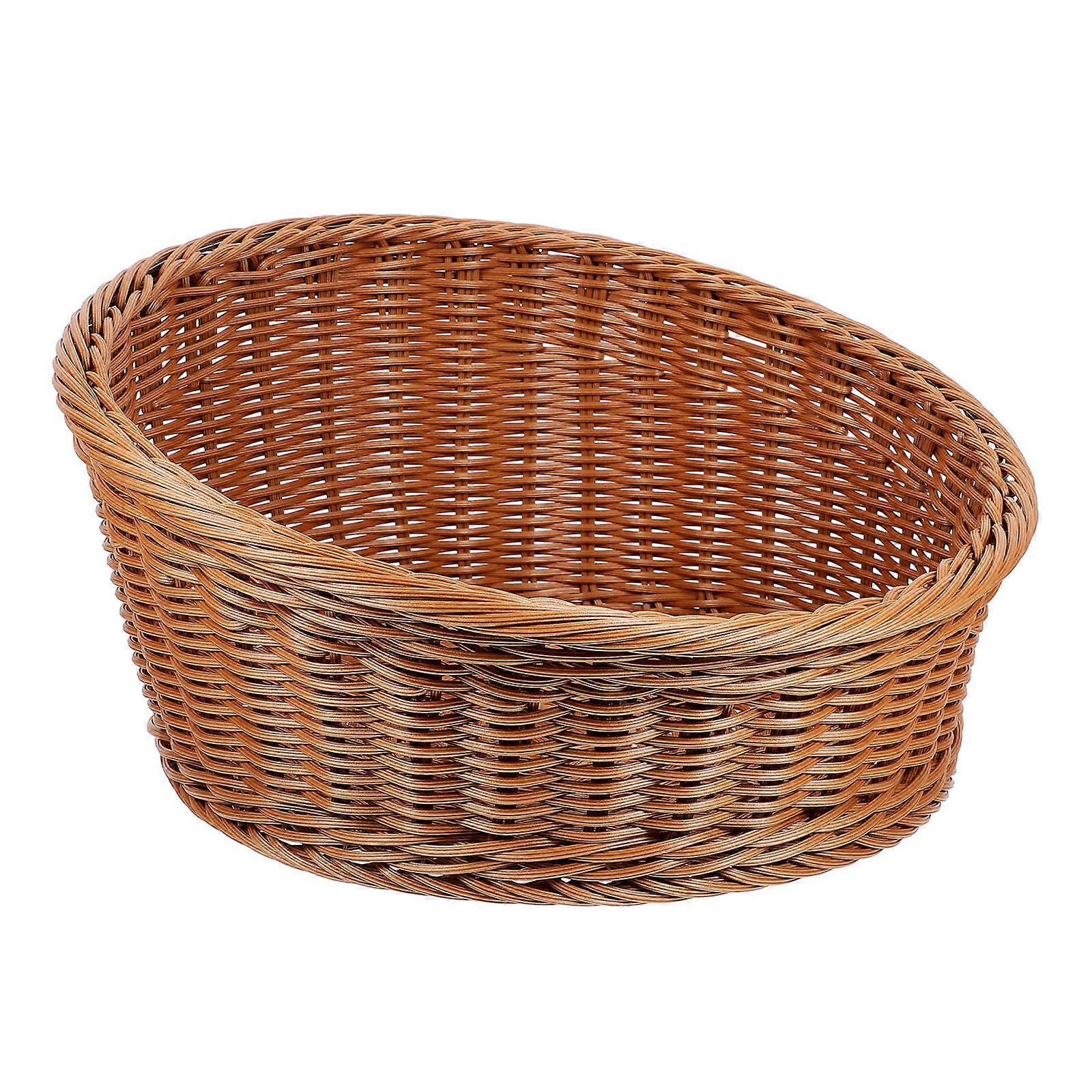 Multi-Function Storage Basket Woven Basket for Snack Holding Medium