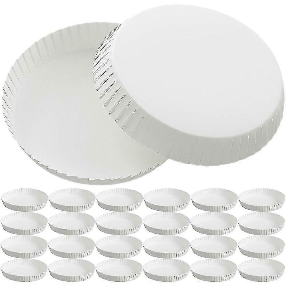 26-27 150pcs Drinking Cup Covers Stackable Paper Lids Paper Cup Lids Dustproof Cup Lids