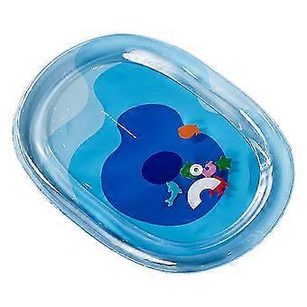 2025 Tapis d’eau pour chats, Tapis rafraîchissant pour chien, Tapis rafraîchissant portable avec motif de poisson pour l’intérieur et l’extérieur, Bleu foncé, L 40 x l 30 x H 30 cm