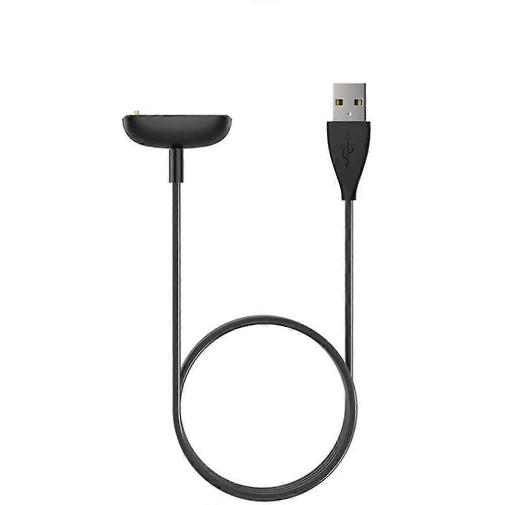 USB Magnetic Fast Charging Cable with Durable TPE Cord 1M Black for Fitbit Luxe