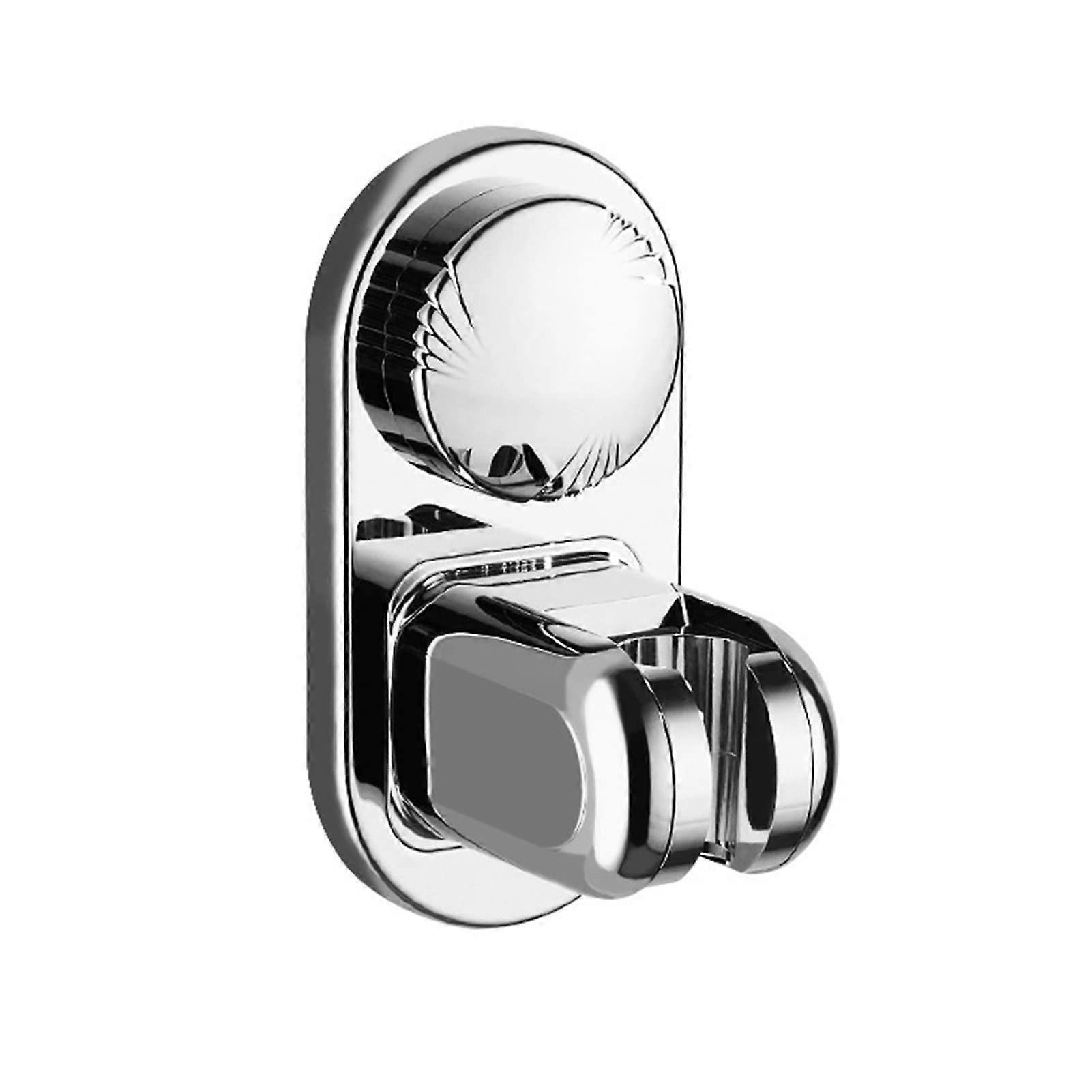 Adjustable Shower Head Holder with Vacuum Suction Cup, Removable Wall Mounted Bracket for Bathroom