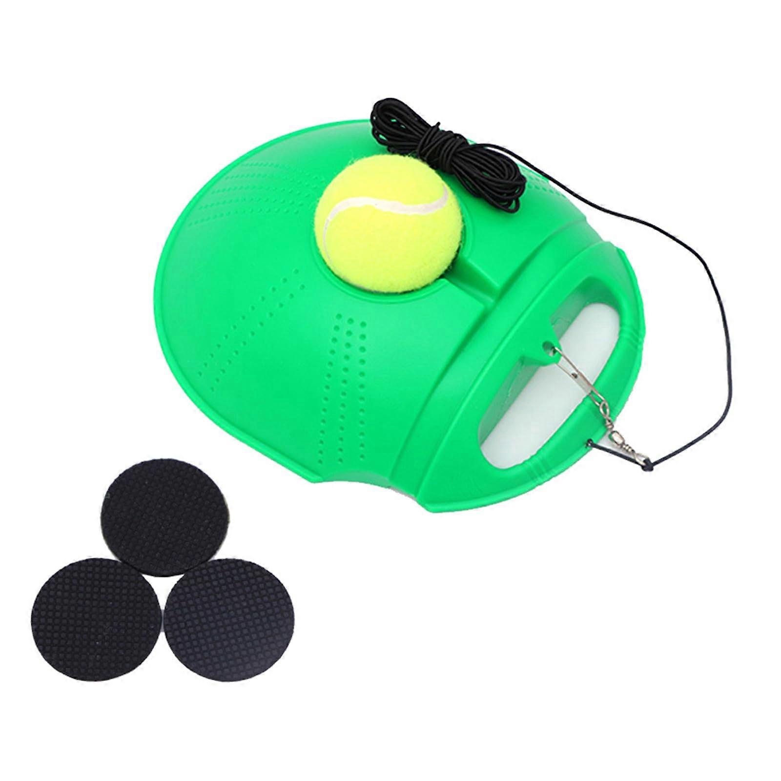 Tennis Trainer Rebound Training Tool for Solo Practice Indoor Outdoor AllAges Durable Green