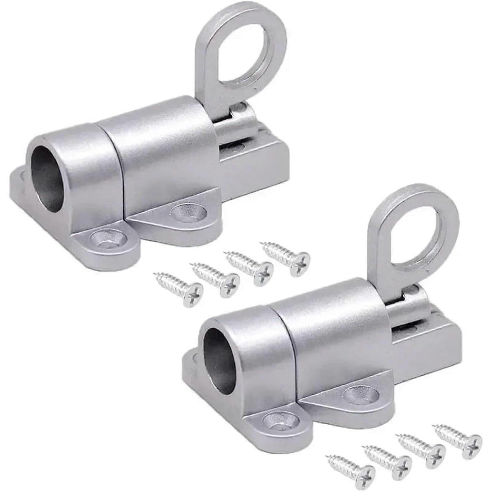 8Pcs Automatic Gate Latch with Pull Ring and Screws, CorrosionResistant Door Lock for Windows