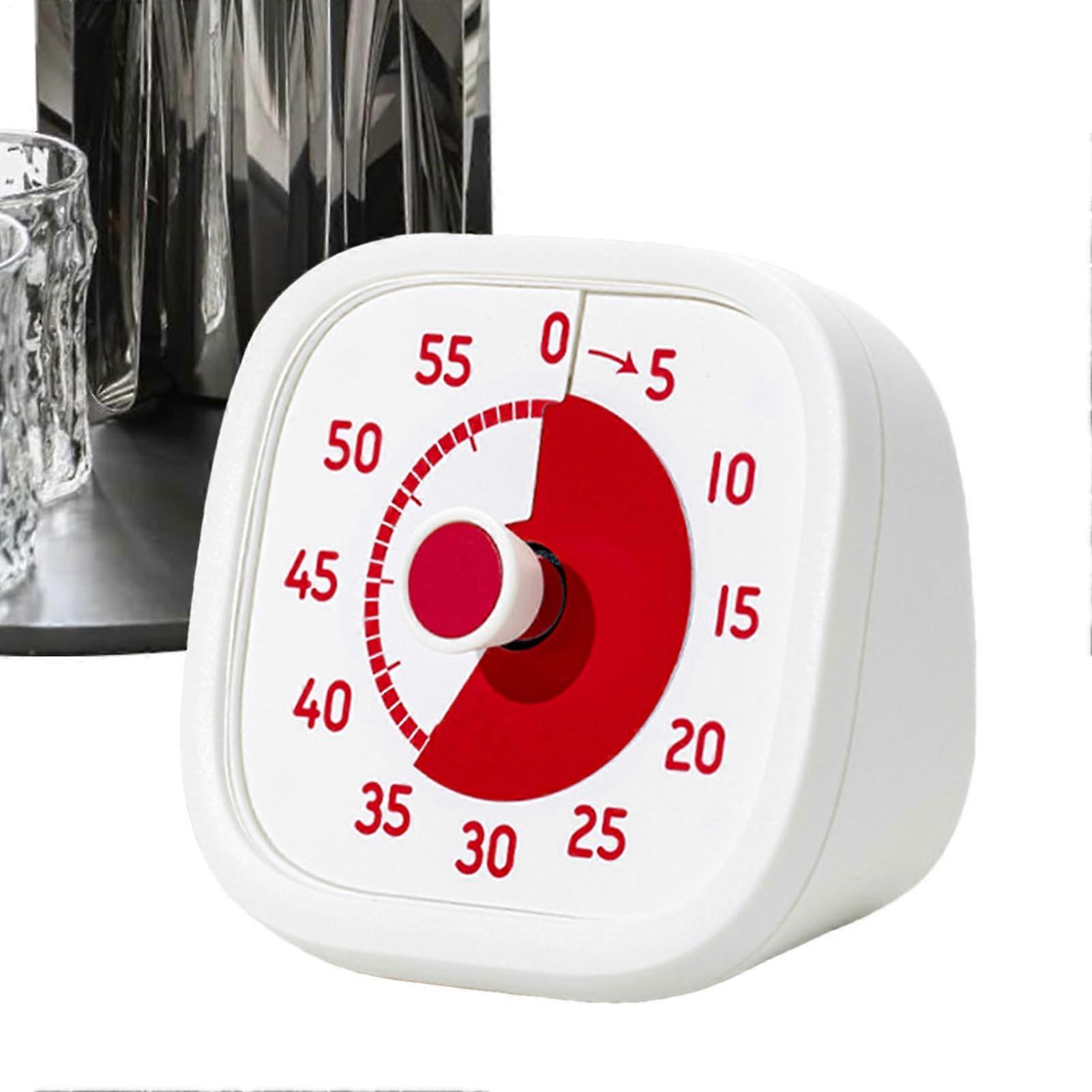 Visual Timer 60 Minute Silent Countdown for Classroom Home Study and Work Time Management