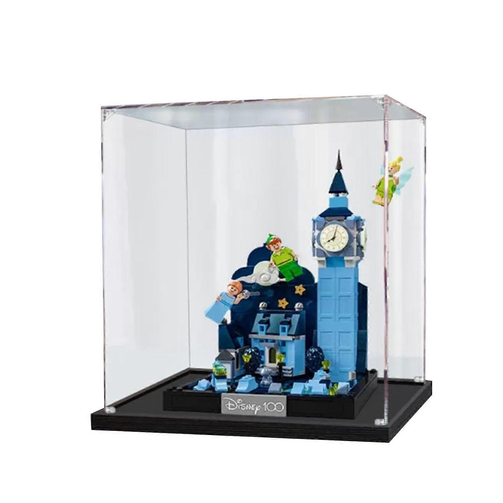 Display Case for  43232 London, Clear Acrylic Dustproof Protective Box with Black Base