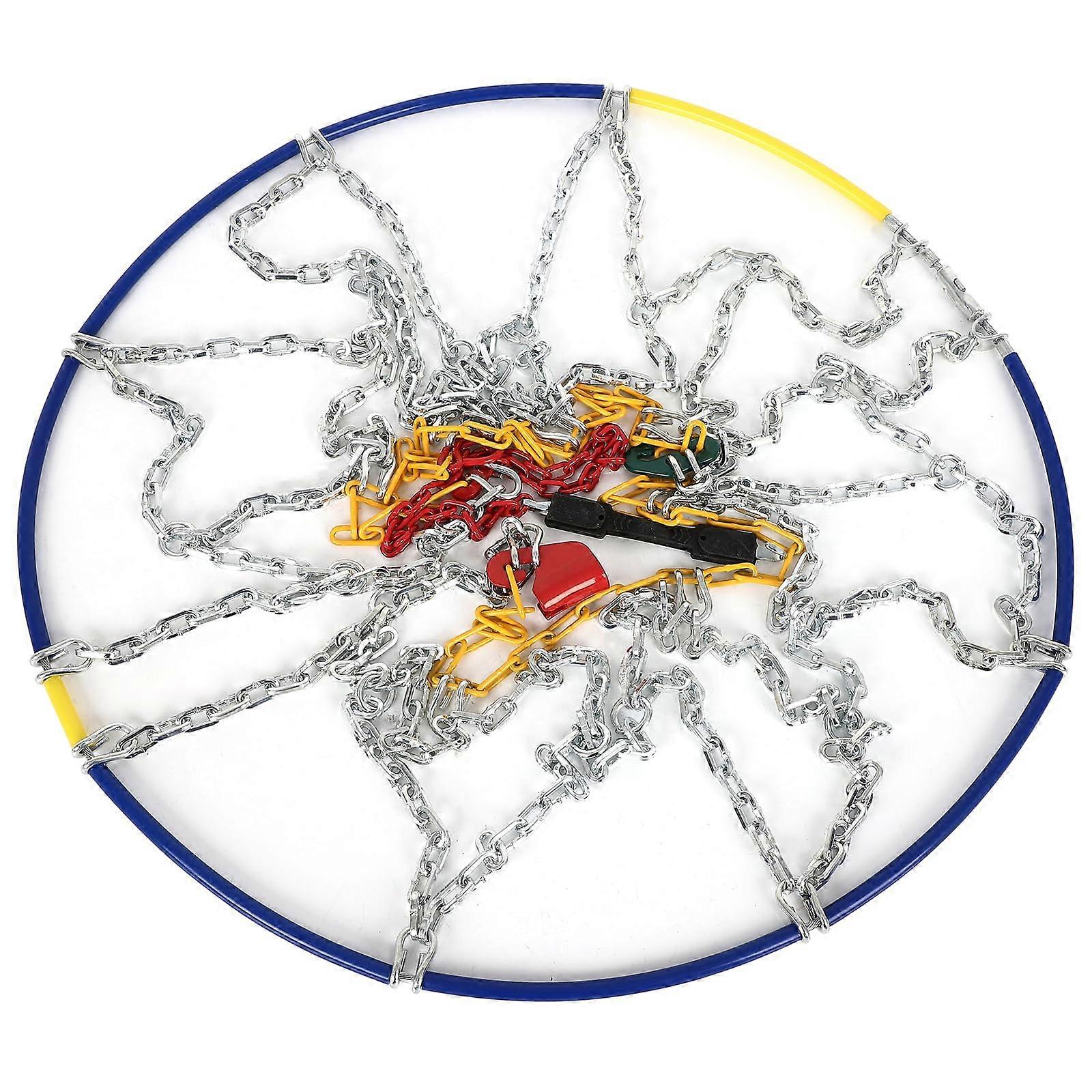 Snow Chains for Cars and SUVs, Quick Install Diamond Pattern Traction, MultiSize Fit 1418 Inch