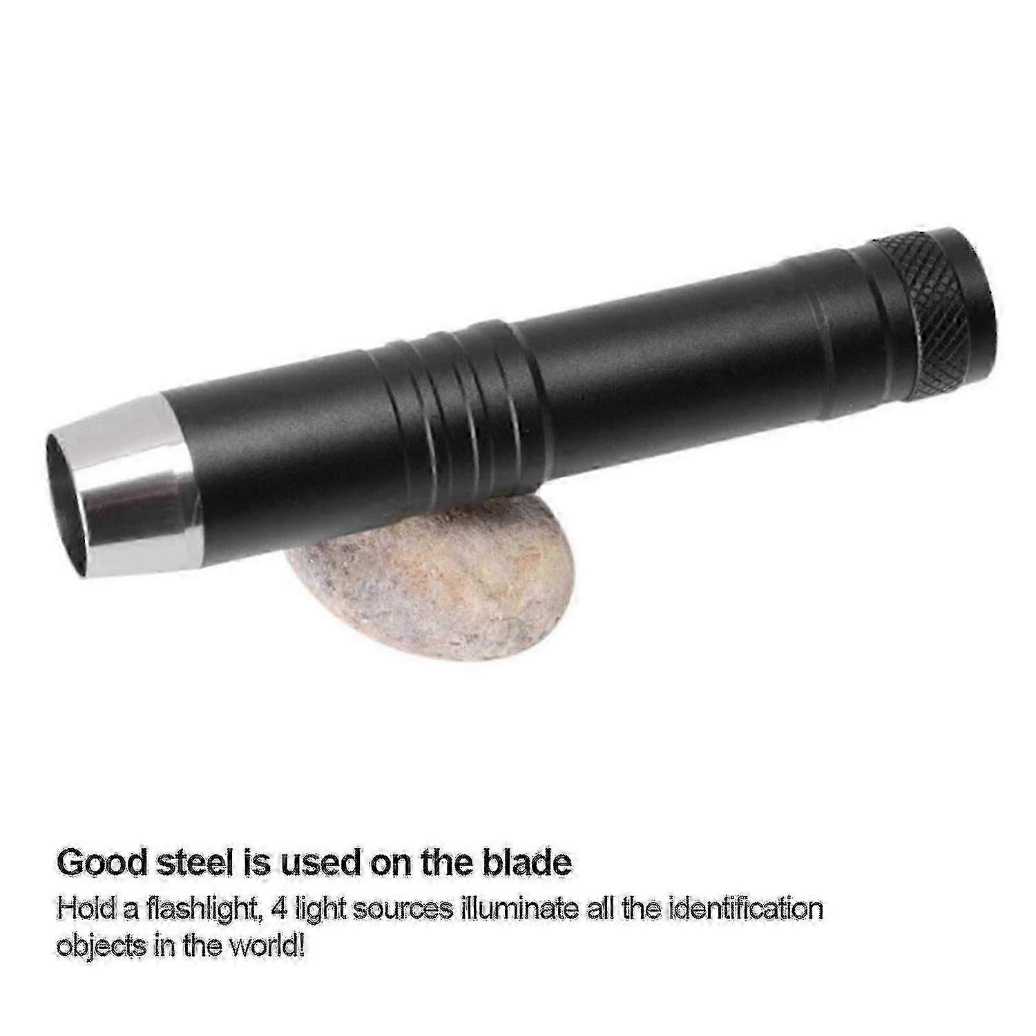 Professional 4 In1 Led Flashlight for Gemstone Identification - Gemologist Tool