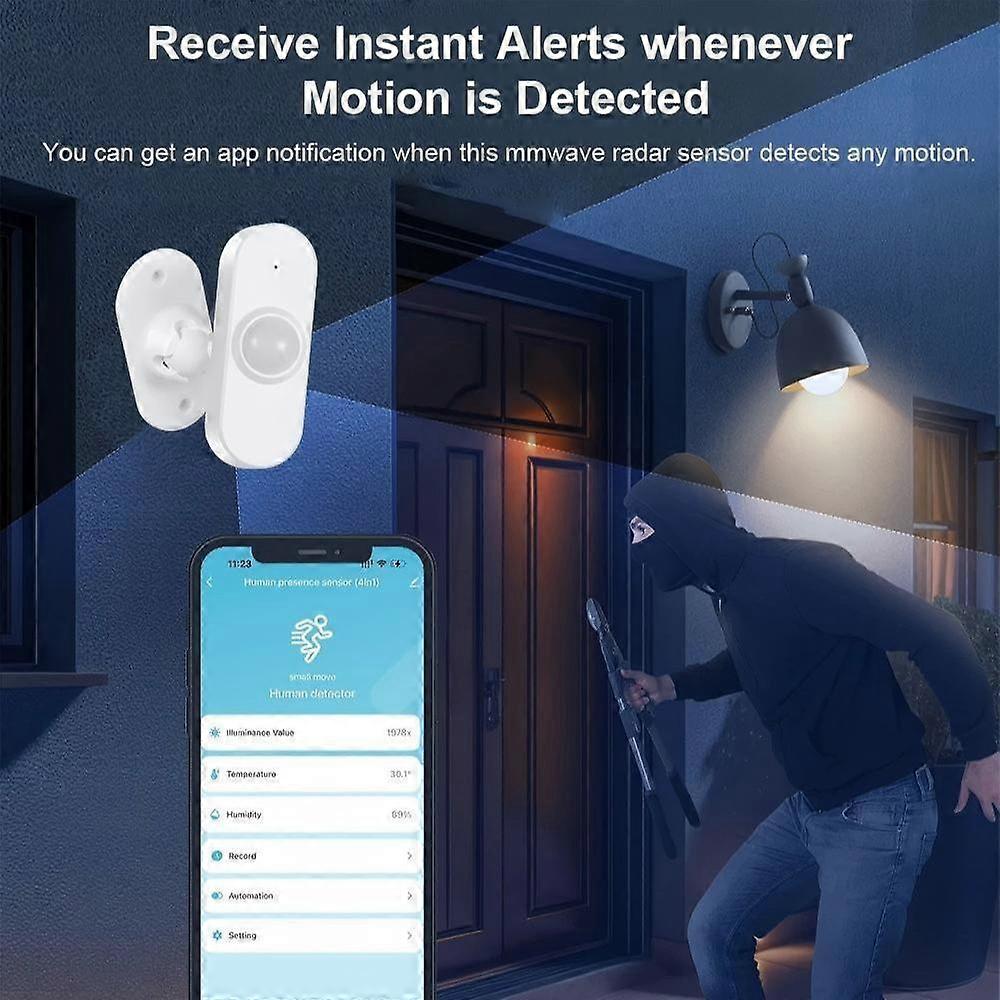 PIR+Light Sensor+Temperature/Humidity+USB Human Presence Sensor Zigbee Low-Power Temperature/Humidity Light Sensor