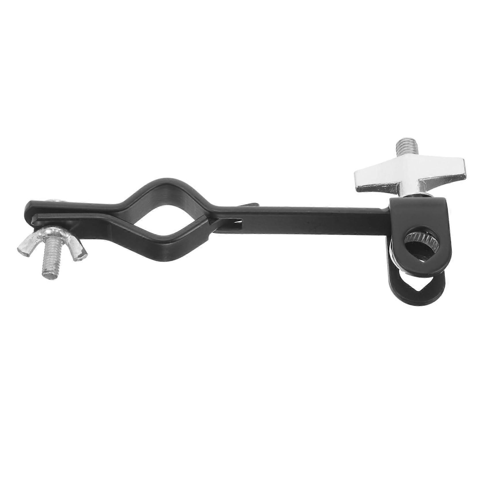 Drum Cowbell Clamp with Secure Grip Design, Adjustable Mounting Bracket for Drum Set and Percussion