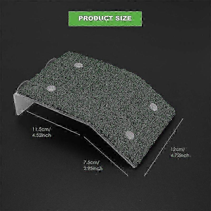 Modified Turtle Basking Platform with Realistic Grass Ramp for Turtle Relaxation