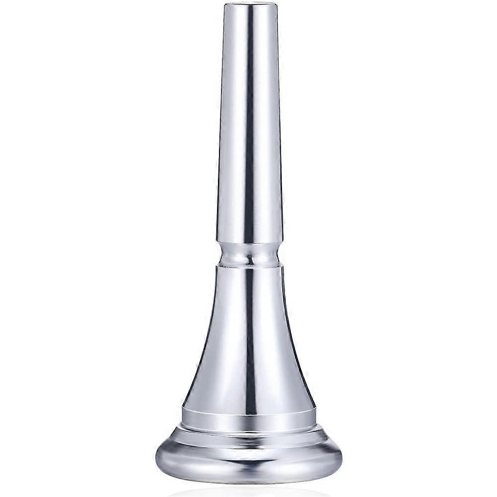 Silver Plated French Horn Mouthpiece Copper Alloy BeginnerFriendly RustResistant Durable