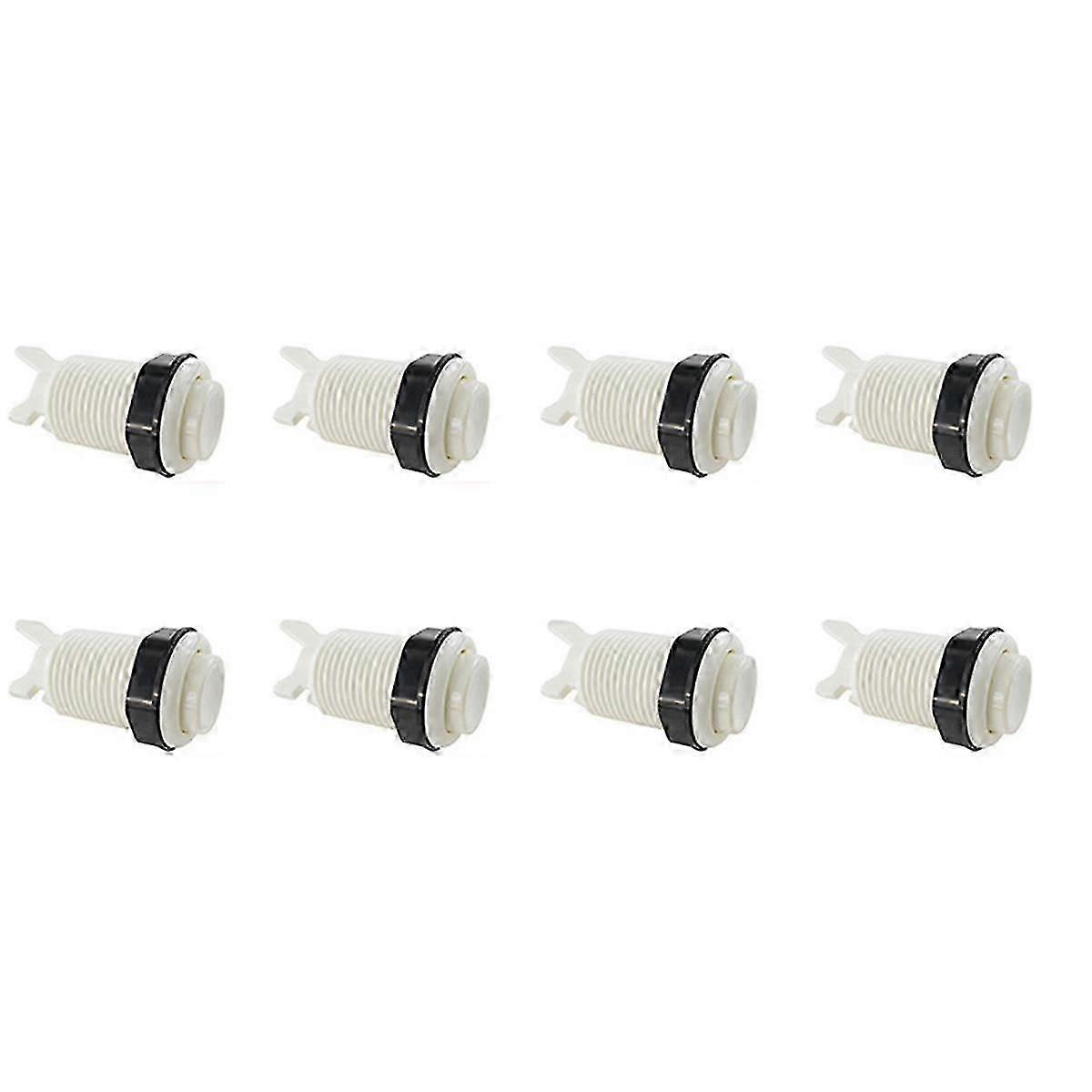 8Pcs Push Button 28mm Nut for American Arcade Game Machine Joystick Zero Delay Controller Parts Mac