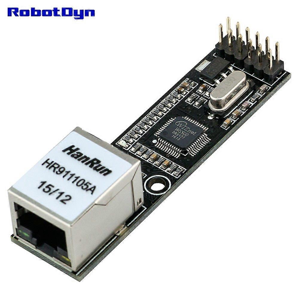 W5500 Ethernet Module for Arduino with 3.3V 5V Dual Logic Support, Reliable Wired Connectivity
