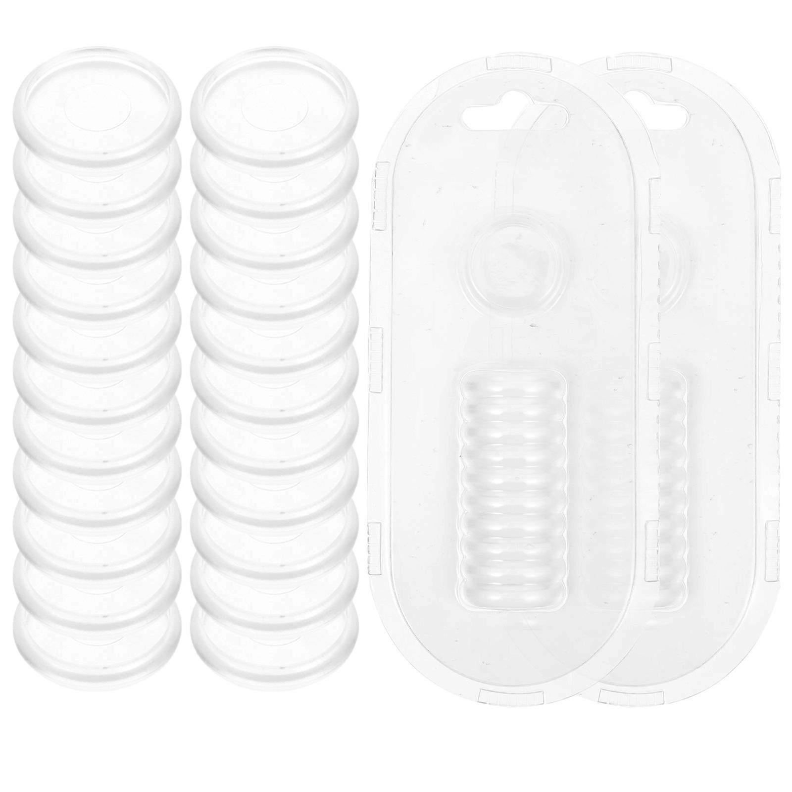 Plastic Binding Disc Book Binder Rings for DIY Notepads 44Pcs White Set