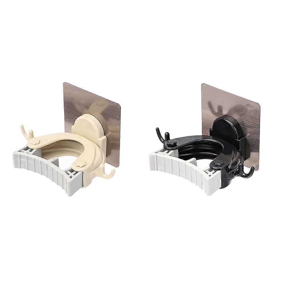 Multifunctional Mop Holder Practical Mop Clip for Home Use 2Pcs