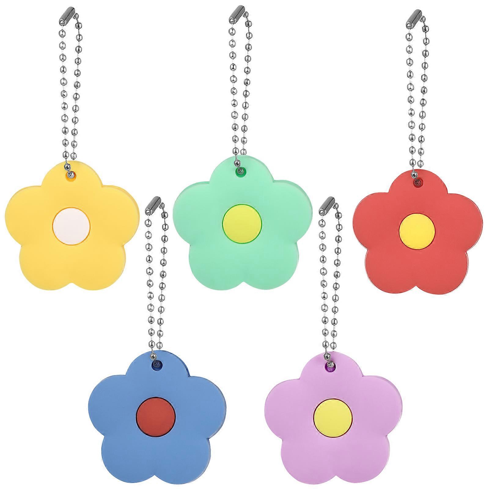 Flower Silicone Key Caps for House Key Covers 5Pcs Durable Protection