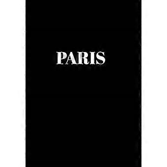 Paris: Inbunden svart dekorativ bok för att dekorera hyllor, soffbord, heminredning, snygg världsmode städer design