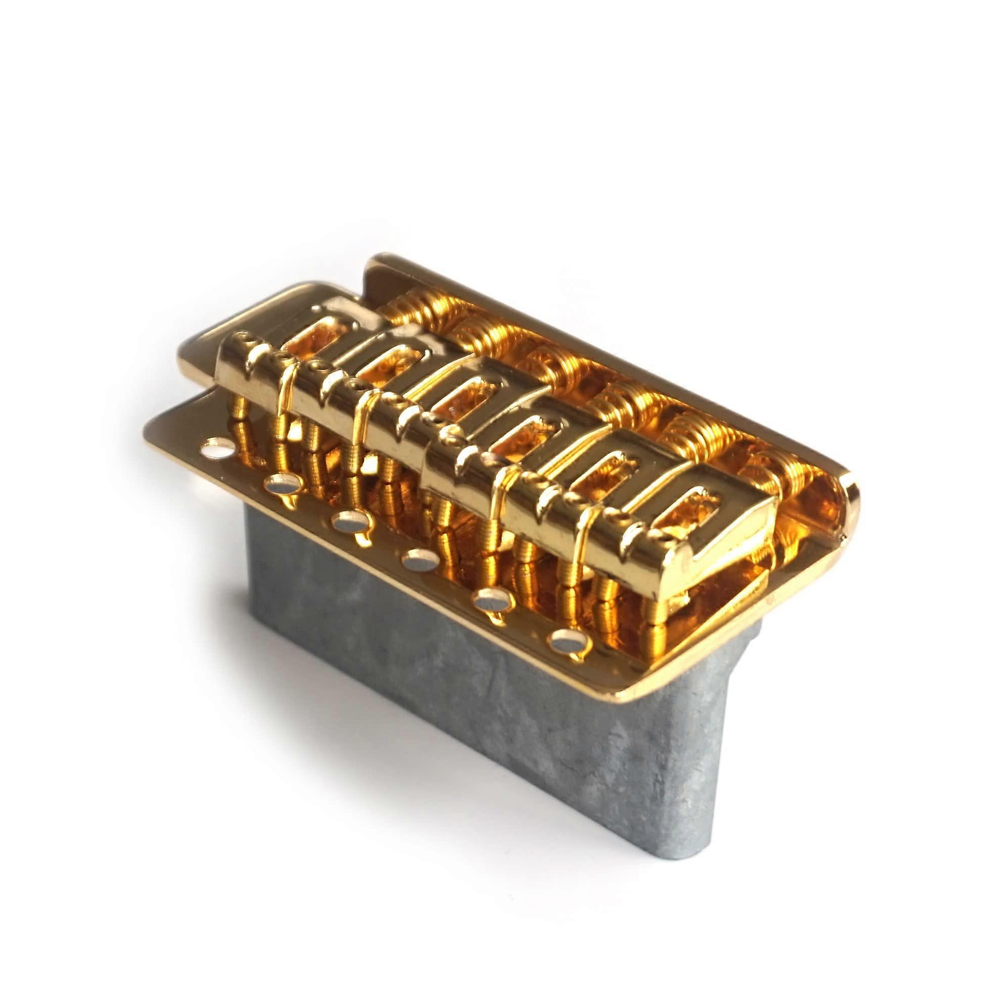 Tremolo Bridge Gold with Precise Vibrato Control and Complete Installation Kit for Stratocaster