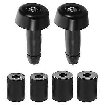 1 Set Motorcycle Handlebar End Plugs Bike Bar Bicycle Handlebar Plugs Bar End Caps For Most Bicycles Road Mountain Bike